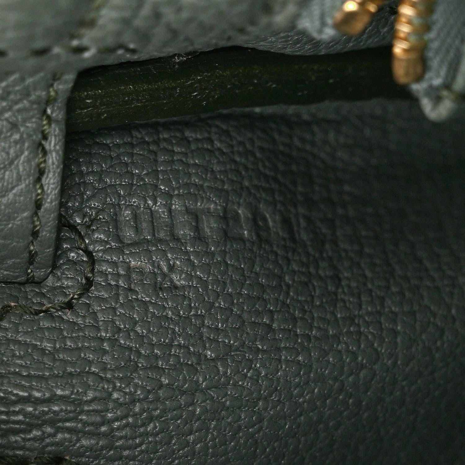 Hermes Togo Kelly Retourne 25 Vert Amande 6 of 10