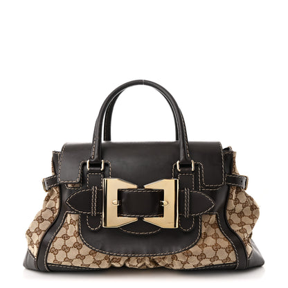 Gucci Monogram Large Queen Tote Brown 1 of 10