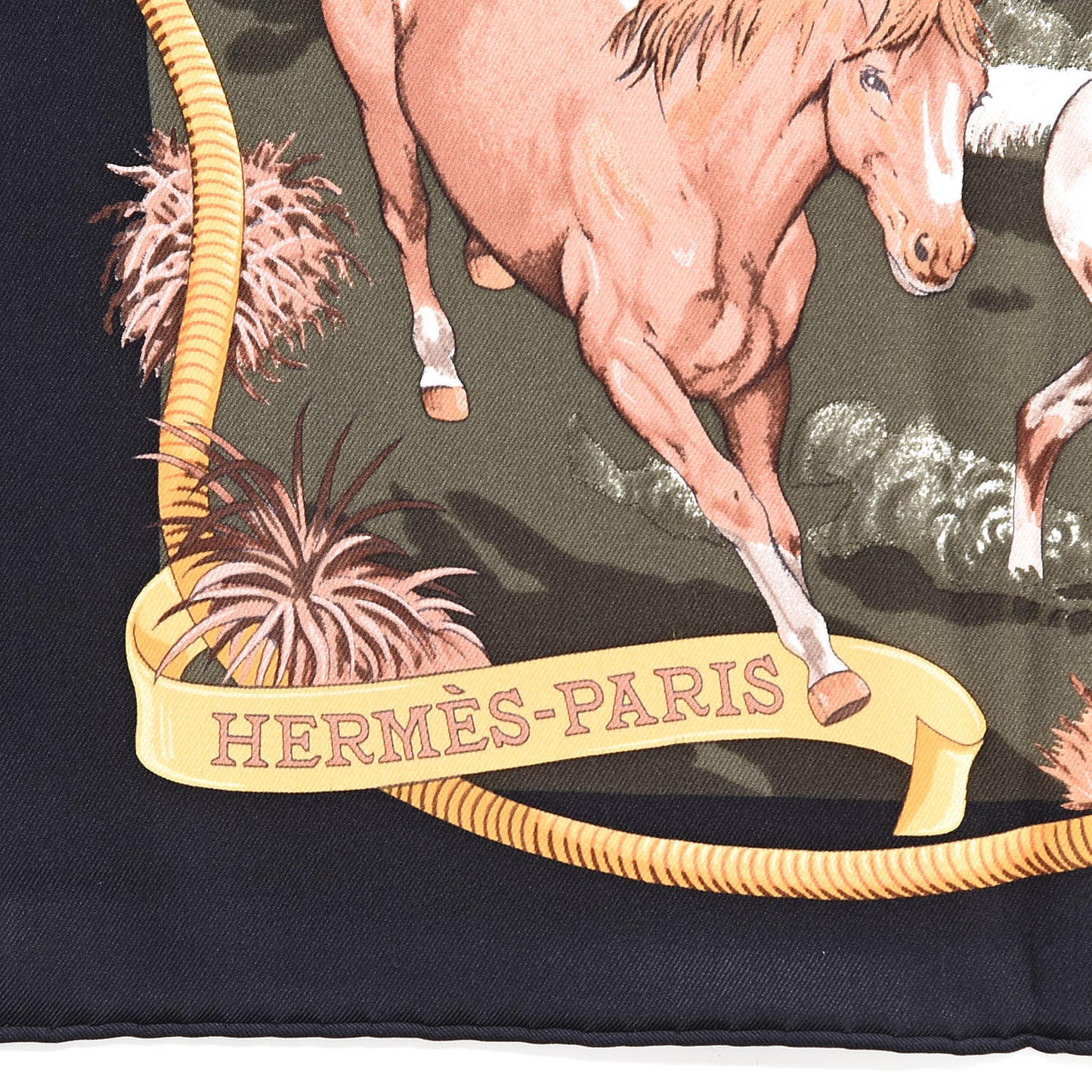 Silk Les Mustangs Scarf 70