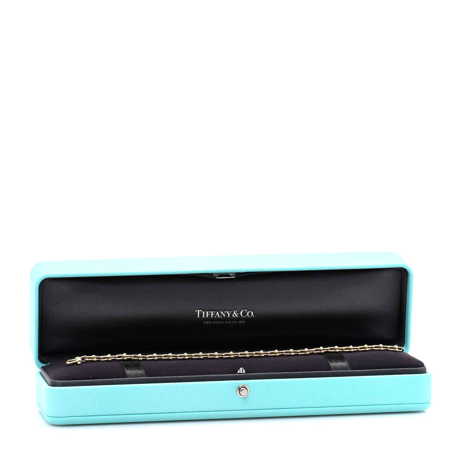 Tiffany 18K Yellow Gold Micro HardWear Link Bracelet 4 of 4