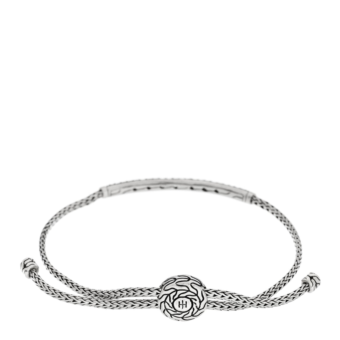 Sterling Silver Moonstone Classic Chain Pull Through Bracelet