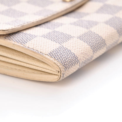 Louis Vuitton Damier Azur Sarah Wallet 12 of 17