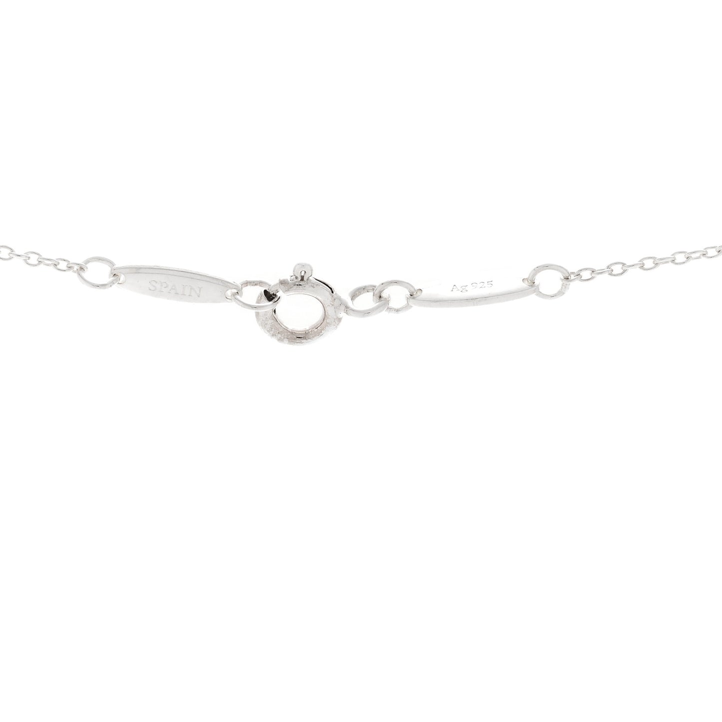 Sterling Silver 11mm Elsa Peretti Open Heart Pendant Necklace
