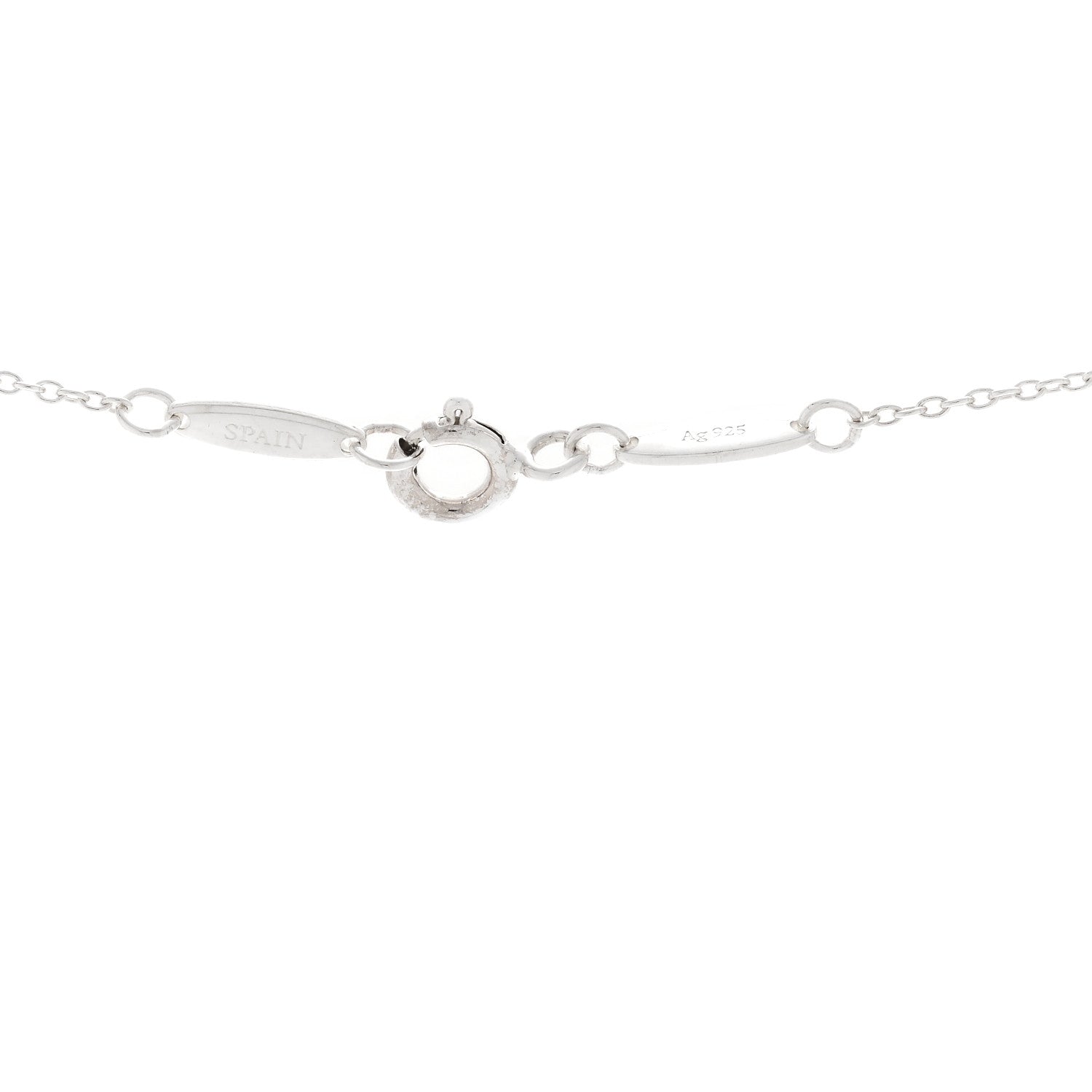 Tiffany Sterling Silver 11mm Elsa Peretti Open Heart Pendant Necklace 4 of 6