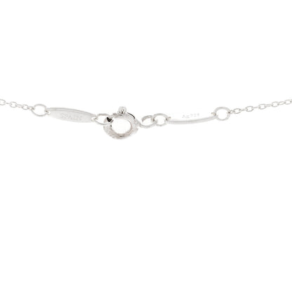 Tiffany Sterling Silver 11mm Elsa Peretti Open Heart Pendant Necklace 4 of 6