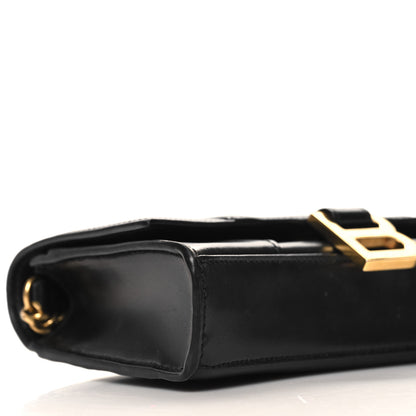 Balenciaga Shiny Box Calfskin Hourglass Chain Bag Black 8 of 12