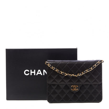 Chanel Lambskin Quilted Small Single Flap Black 10 of 10