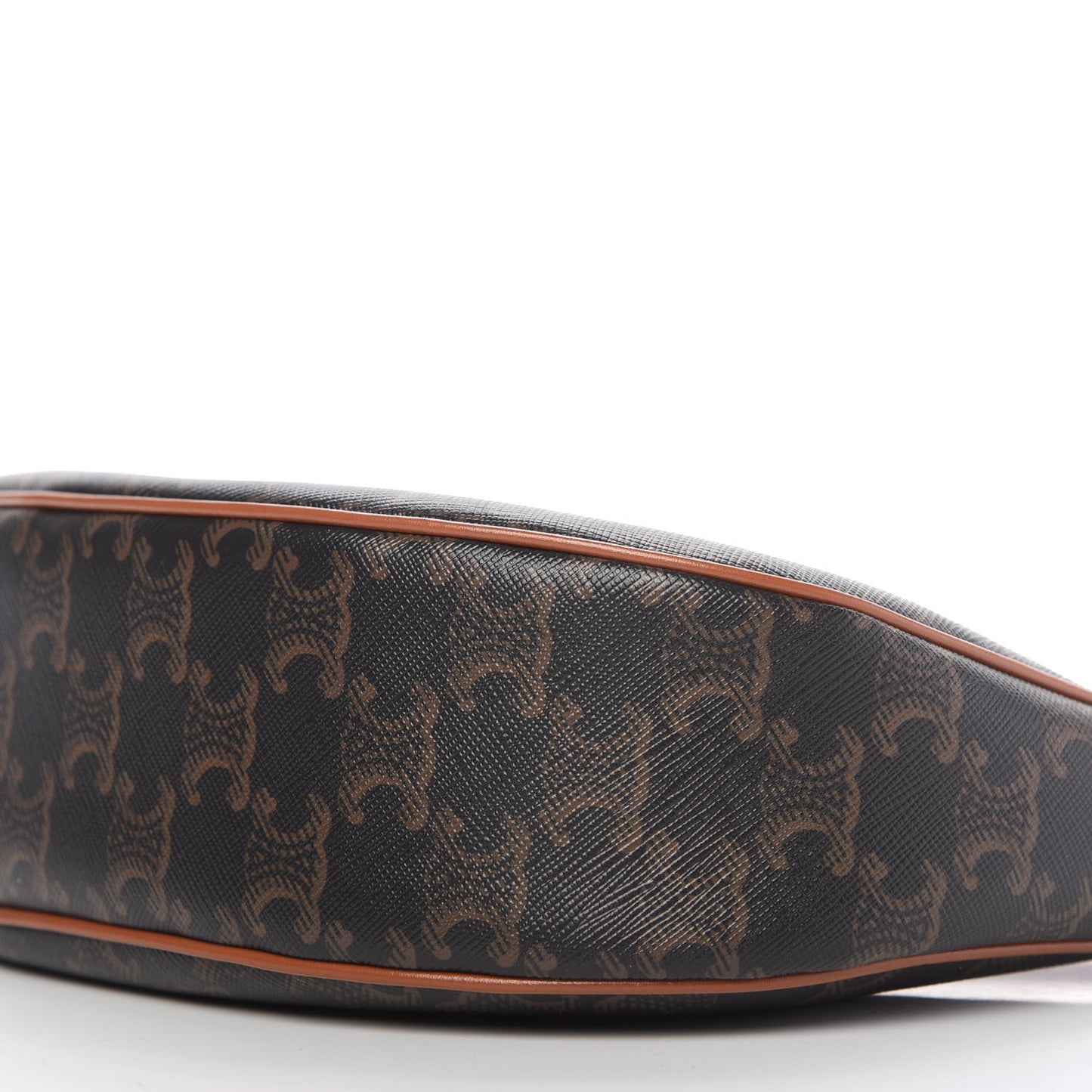 Triomphe Canvas Calfskin Ava Shoulder Bag Tan