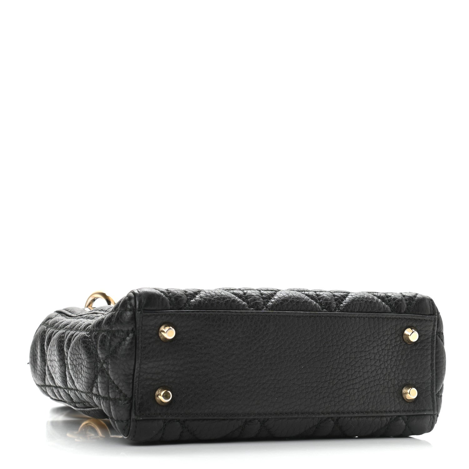 Christian Dior Calfskin Cannage Mini Lady Dior Black 6 of 17
