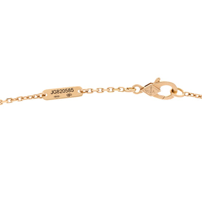 Van Cleef & Arpels 18K Yellow Gold Guilloche Vintage Alhambra Pendant Necklace 5 of 6