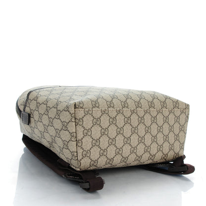 Gucci GG Supreme Monogram Margaux Calfskin Childrens Day Backpack Beige Ebony Cocoa Dark Chocolate 4 of 7