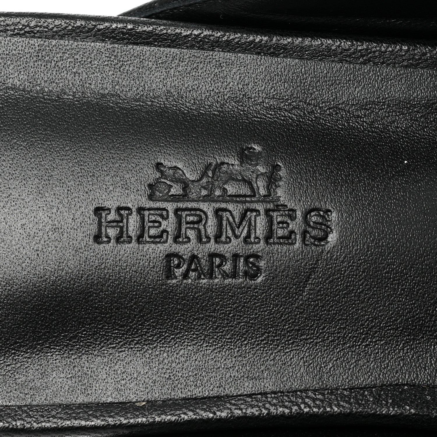 Hermes Goatskin Oz Mules 37.5 Black 7 of 10