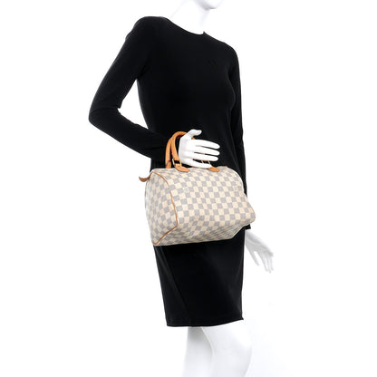 Louis Vuitton Damier Azur Speedy 25 2 of 16