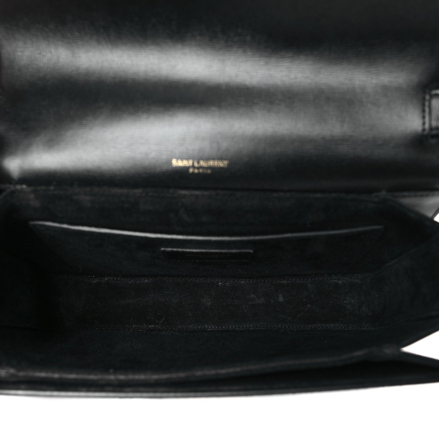 Smooth Calfskin Suede Medium Bellechasse Black