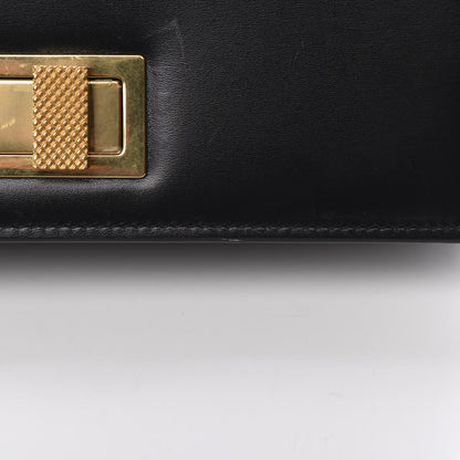 Saint Laurent Smooth Calfskin Medium Domino Shoulder Bag Black 11 of 13