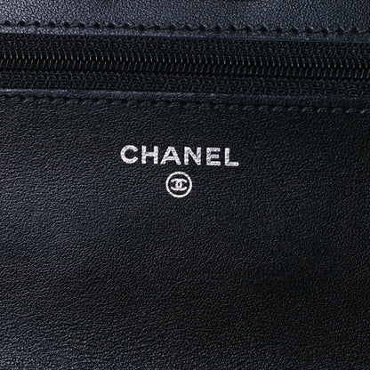 Chanel Aged Calfskin Quilted Reissue Wallet On Chain WOC So Black 6 of 8