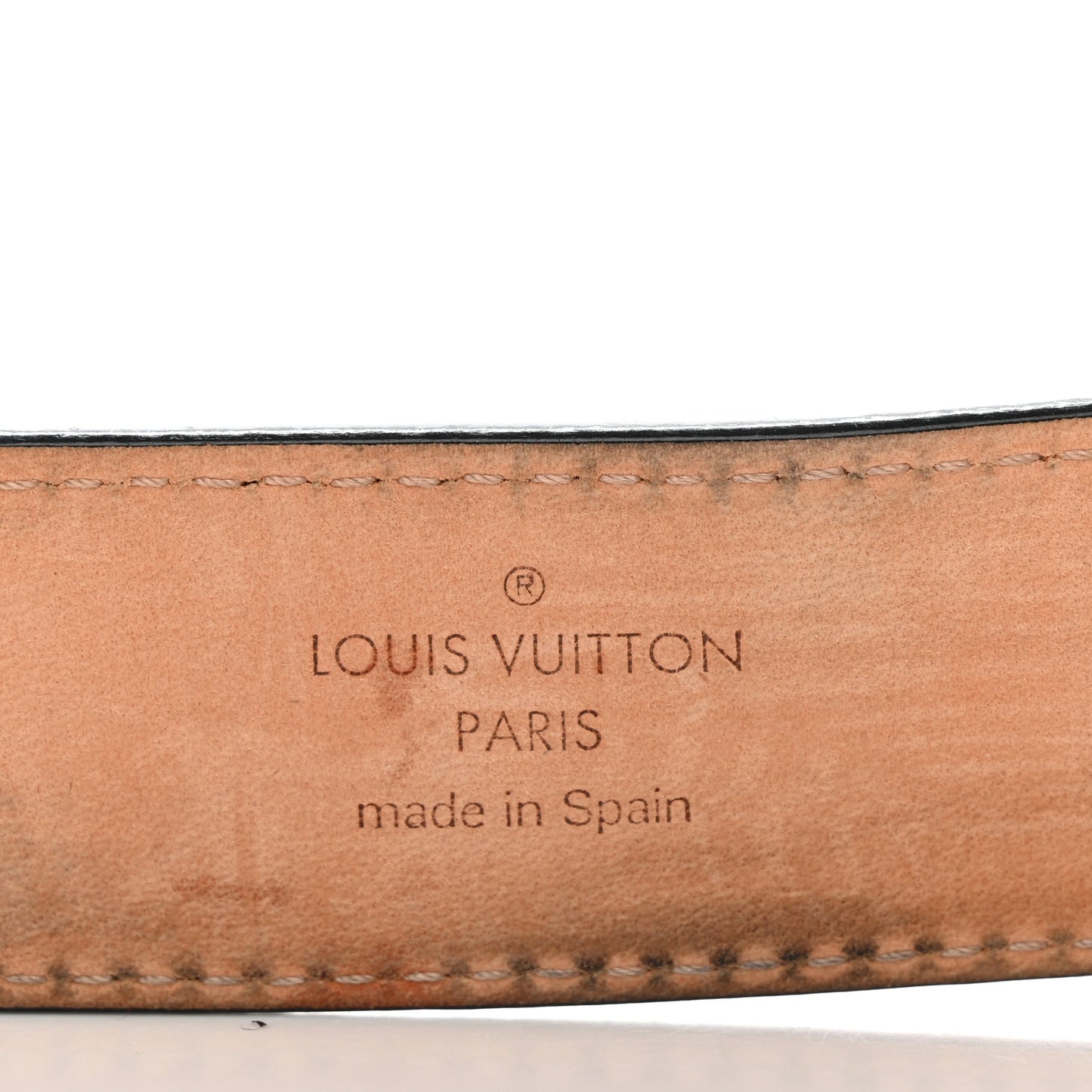 Epi 30mm LV Initiales Belt 95 38 Black
