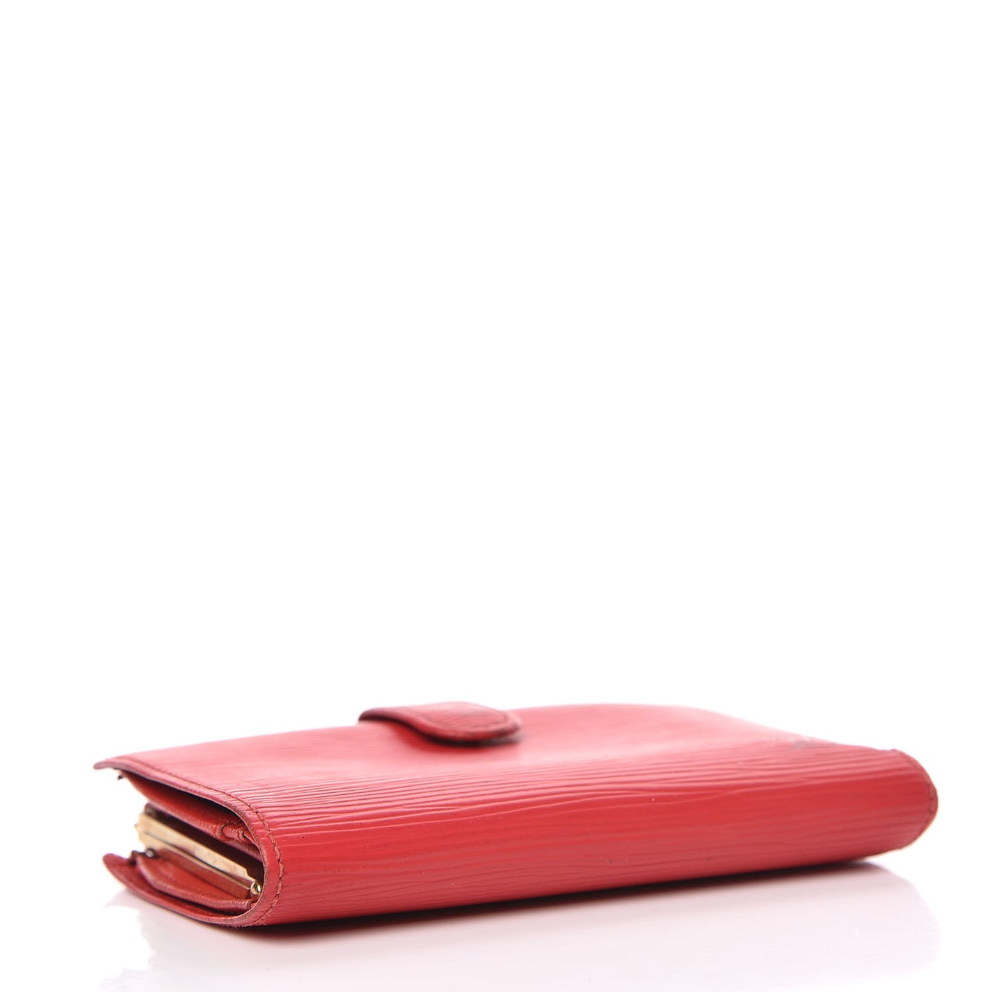 Epi French Purse Wallet Castillan Red