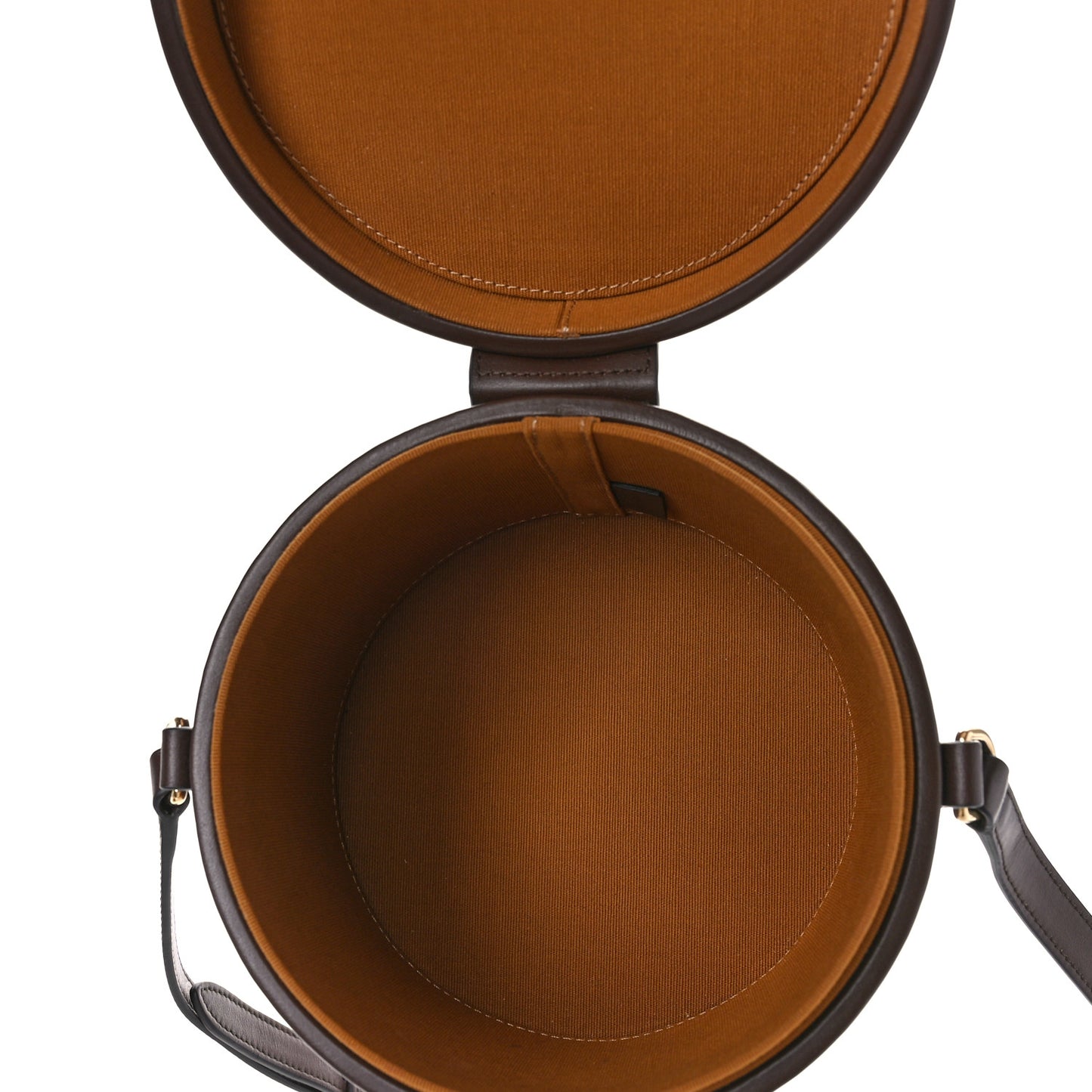 Raffia Calfskin Triomphe Medium Tambour Bag Natural