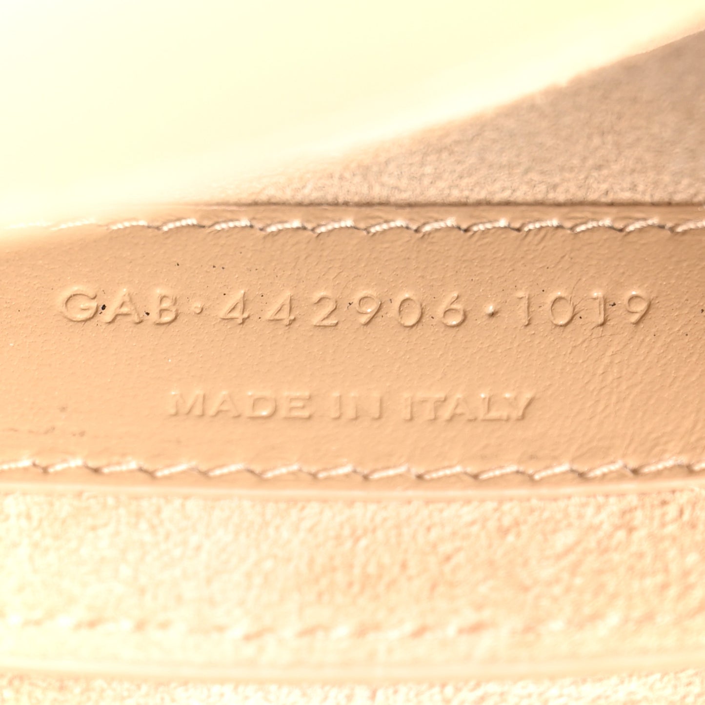 Calfskin Medium Monogram Sunset Dark Beige