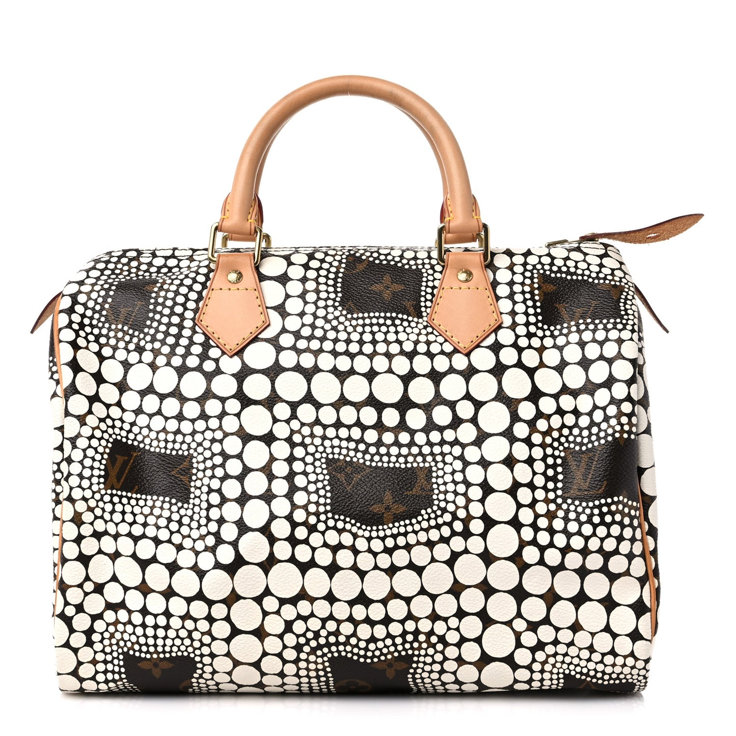 Monogram Kusama Town Speedy 30 White