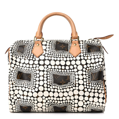 Louis Vuitton Monogram Kusama Town Speedy 30 White 1 of 13