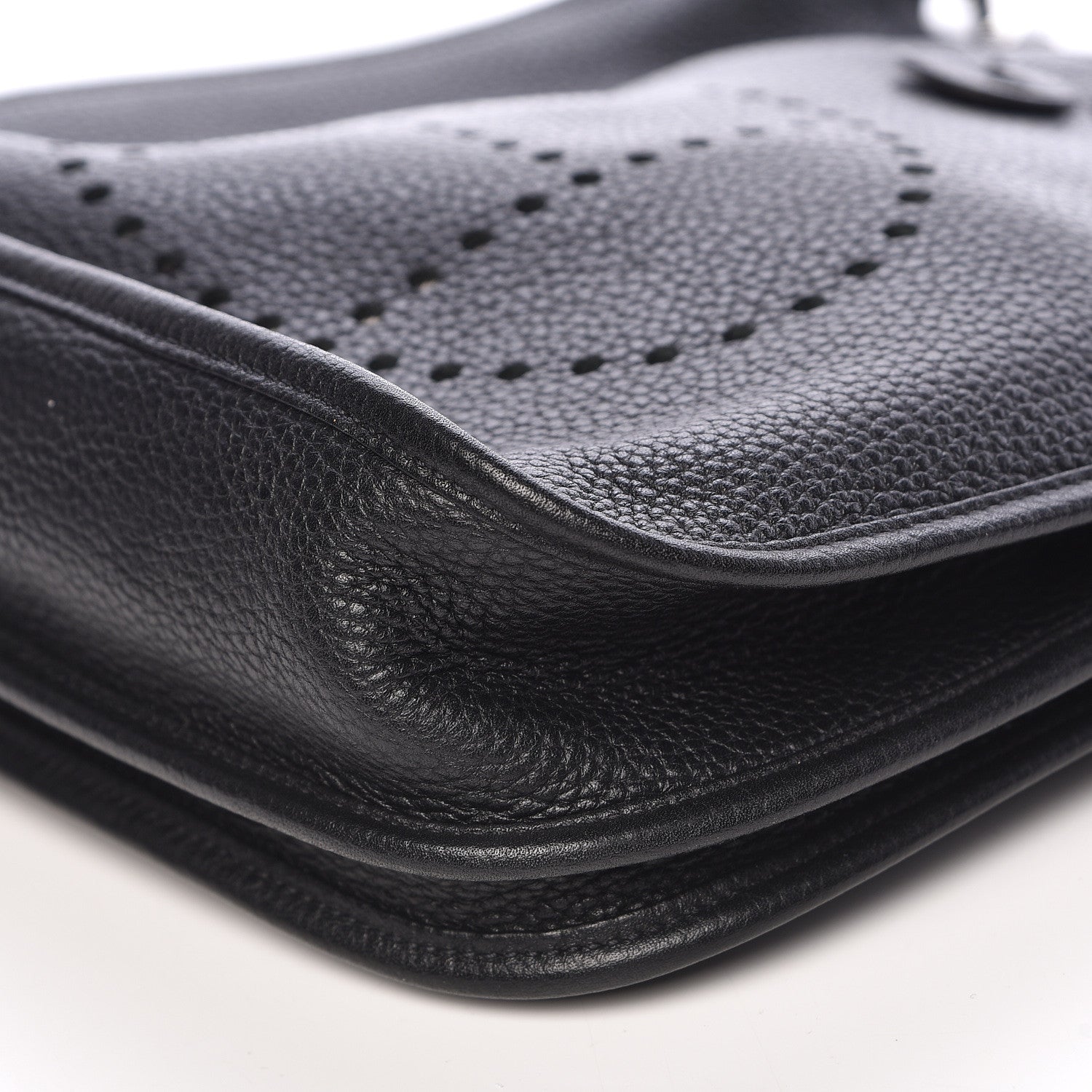 Hermes Taurillon Clemence Evelyne III PM Black 9 of 10