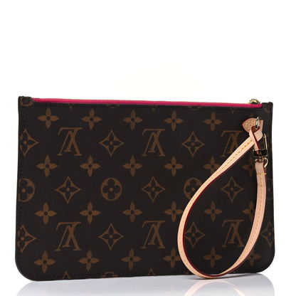 Louis Vuitton Monogram Neverfull MM GM Pochette Pivoine 2 of 4