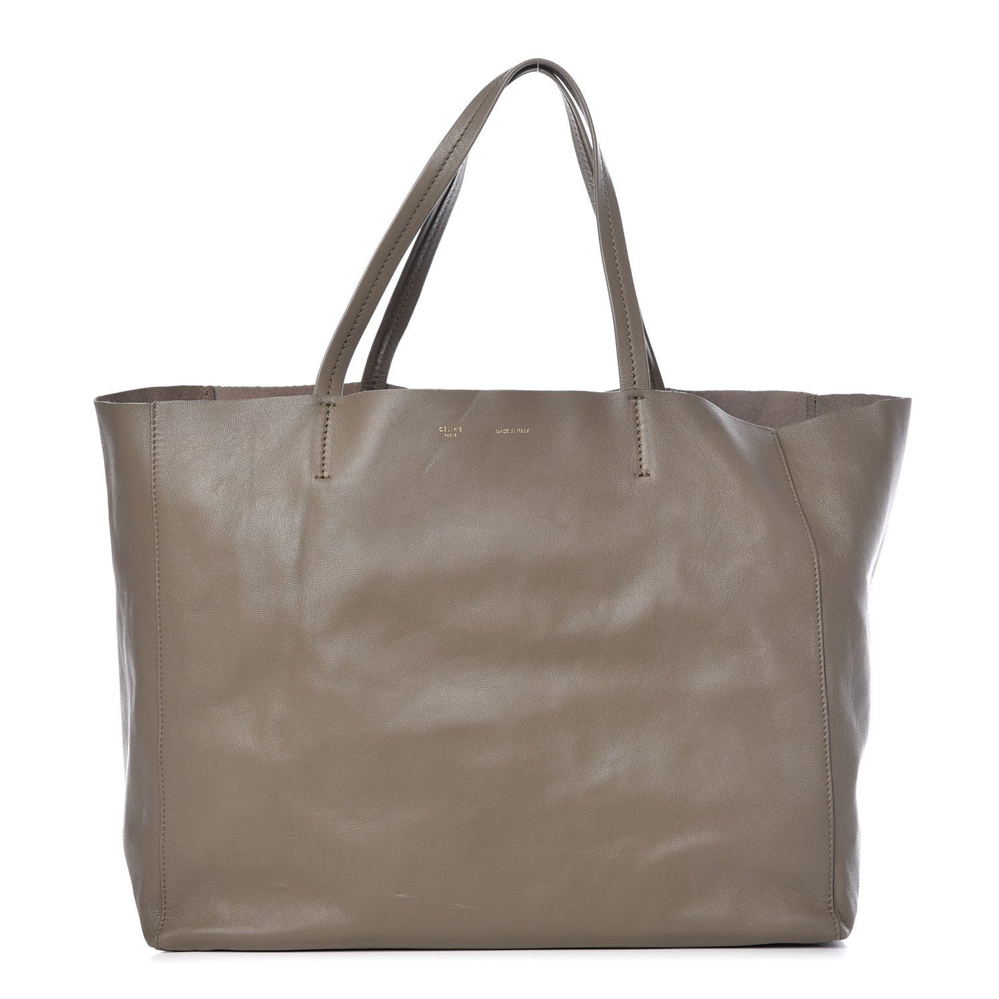 Lambskin Horizontal Cabas Grey