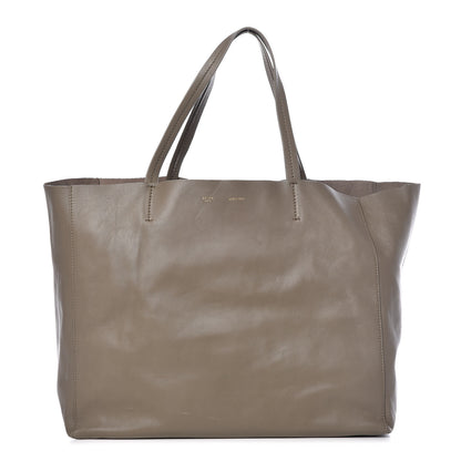 Celine Lambskin Horizontal Cabas Grey 1 of 13