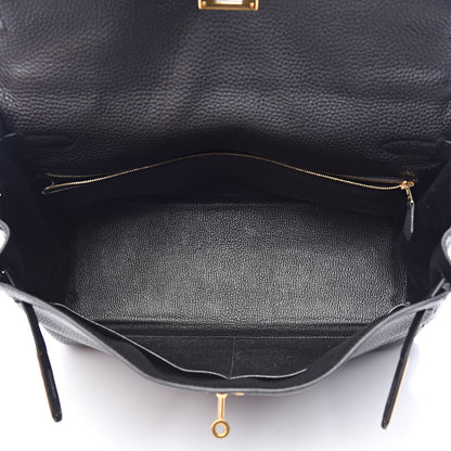 Hermes Togo Kelly Retourne 35 Black 5 of 37