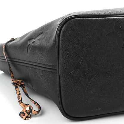 Louis Vuitton Empreinte Monogram Giant Wild At Heart Neverfull MM Black 9 of 12