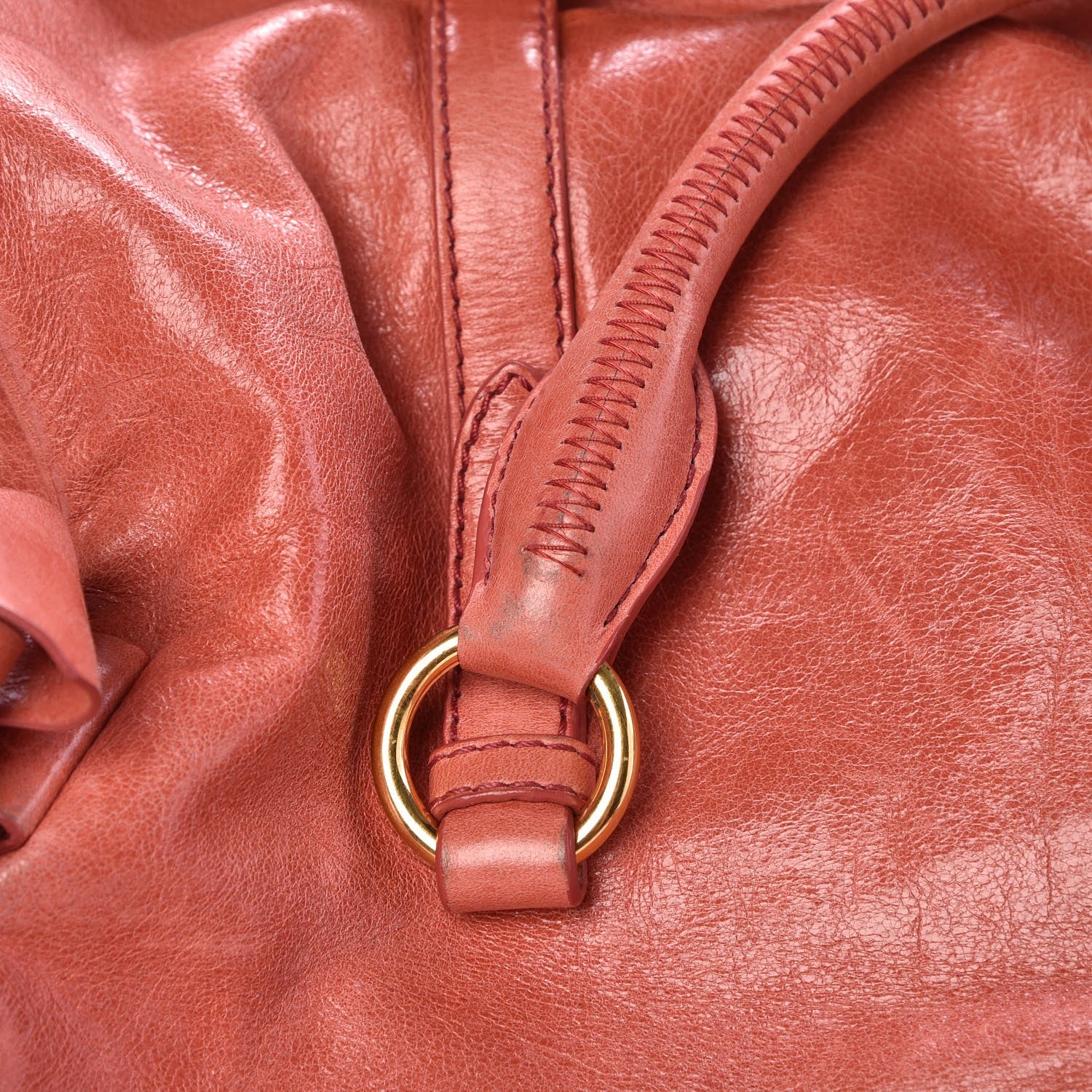 Miu Miu Vitello Lux Medium Bow Bag Rosa 9 of 14