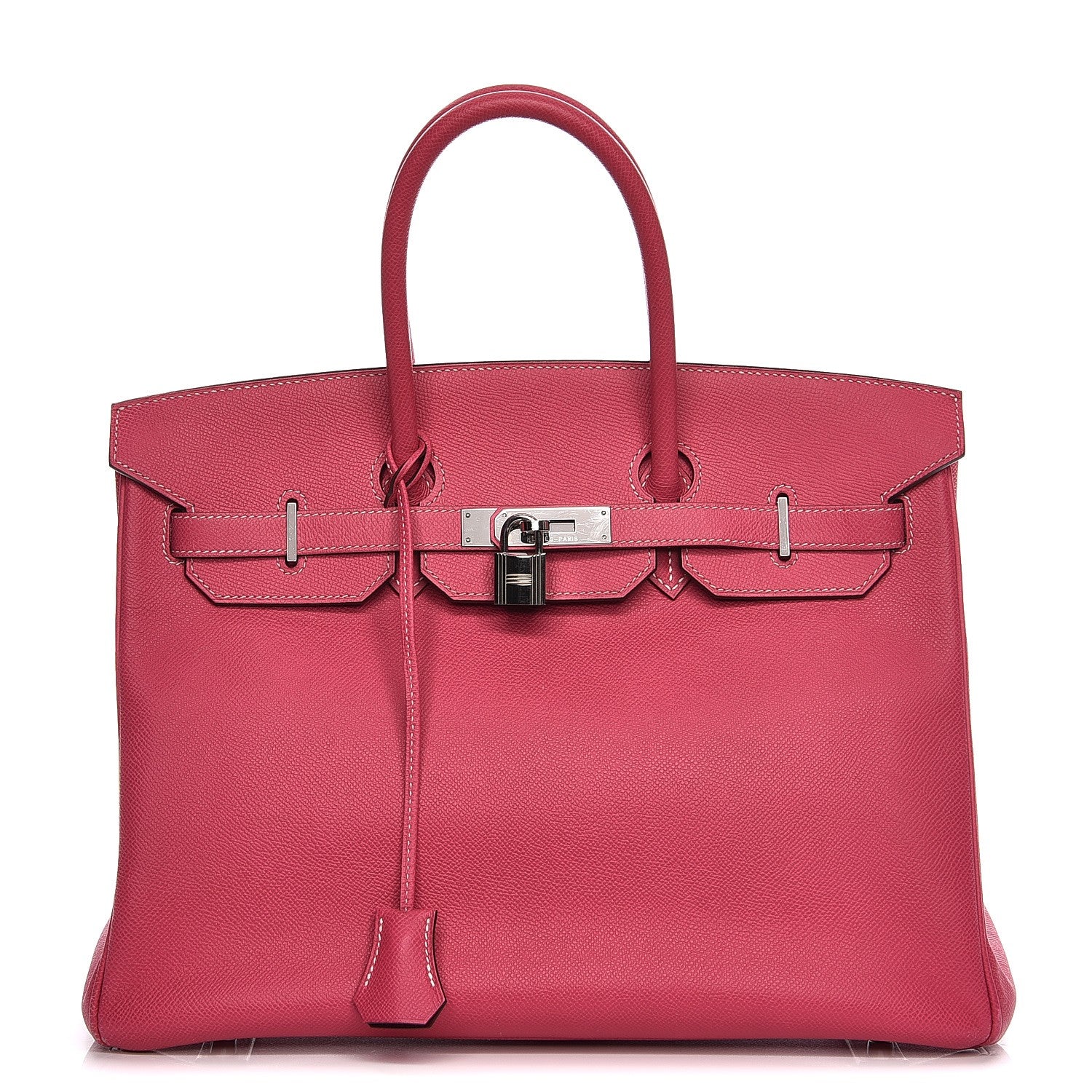 Hermes Epsom Candy Birkin 35 Rose Tyrien Rubis 1 of 41