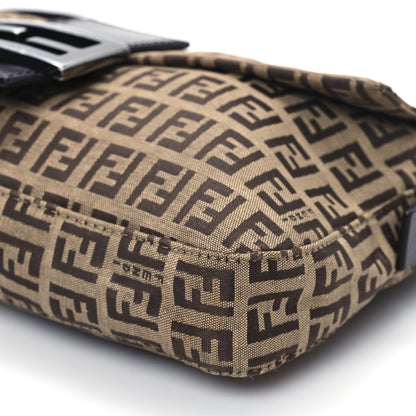 Fendi Zucchino Baguette Toro Mogano Panna 9 of 10