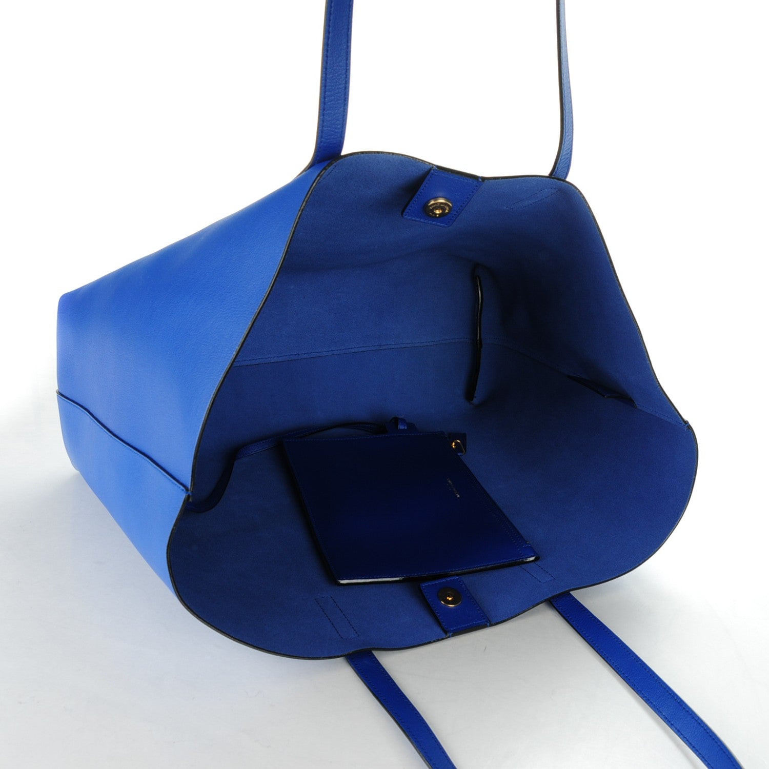 Saint Laurent Calfskin Large Shopping Tote Ultramarine 5 of 8