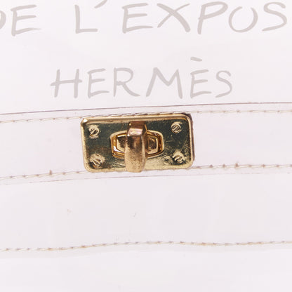 Hermes Vinyl Souvenir De L'Exposition Kelly Transparent 7 of 7