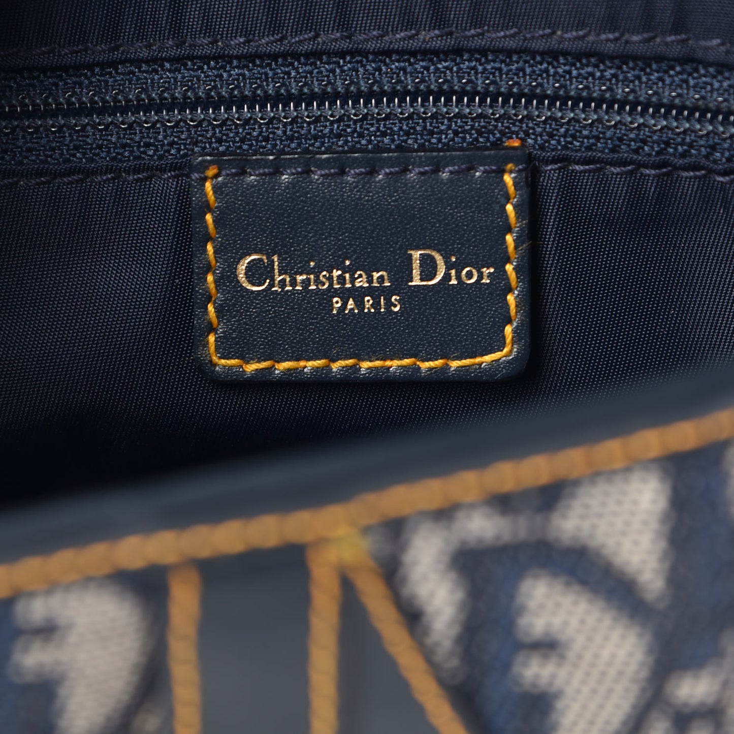 Monogram Saddle Bag Blue
