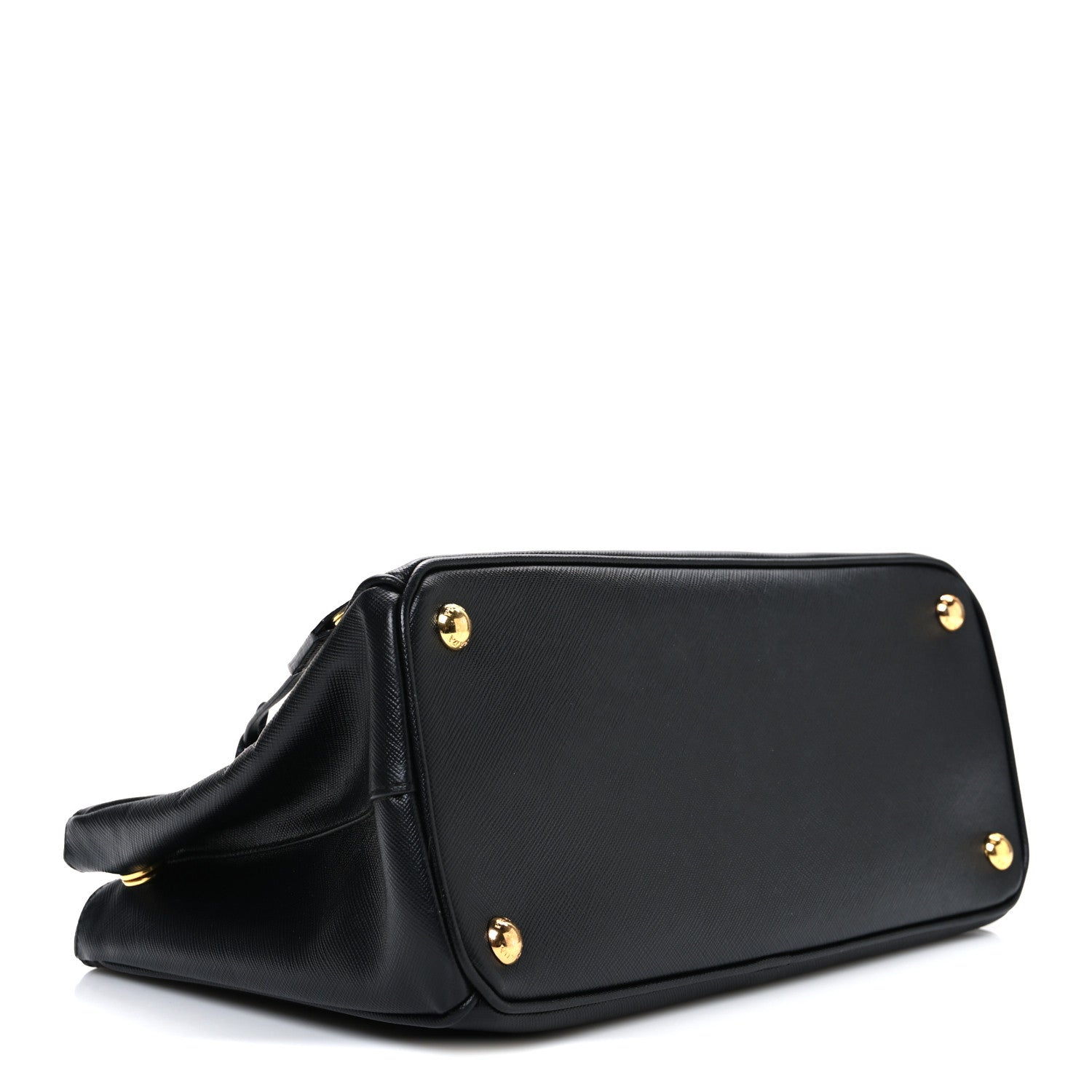 Prada Saffiano Small Galleria Double Zip Tote Black 4 of 11