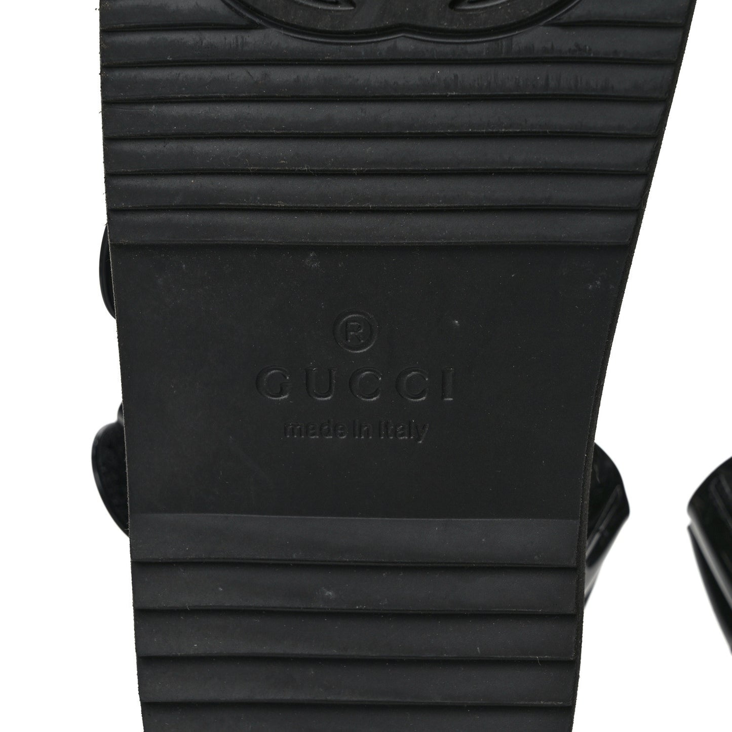 Rubber Mini Double G Womens Isla Dad Sandals 39 Black