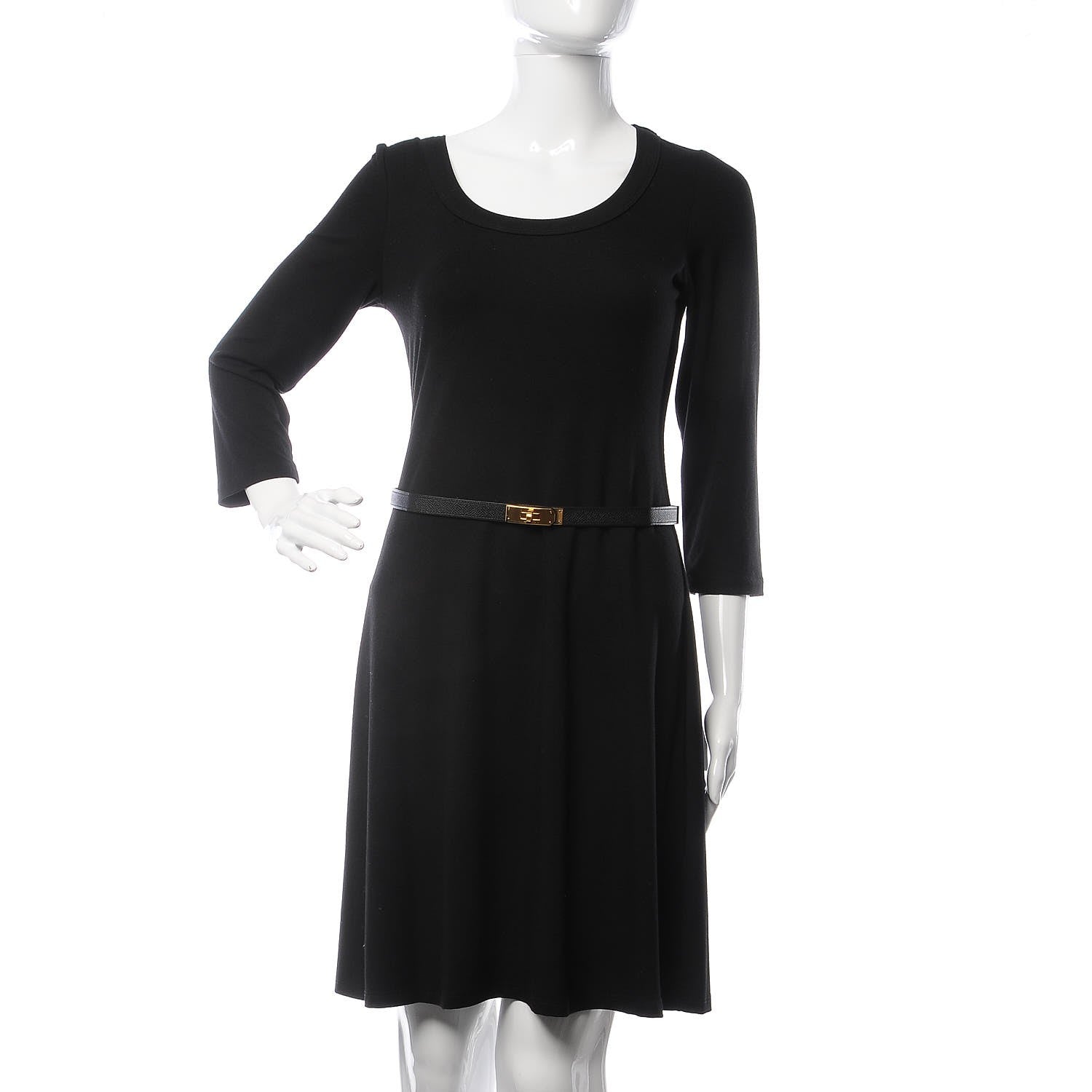 Hermes Epsom Kelly Belt Black 2 of 7