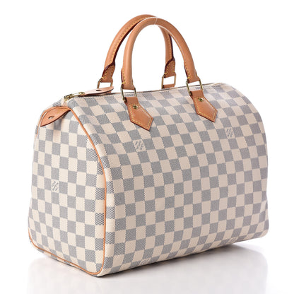 Louis Vuitton Damier Azur Speedy 30 3 of 9
