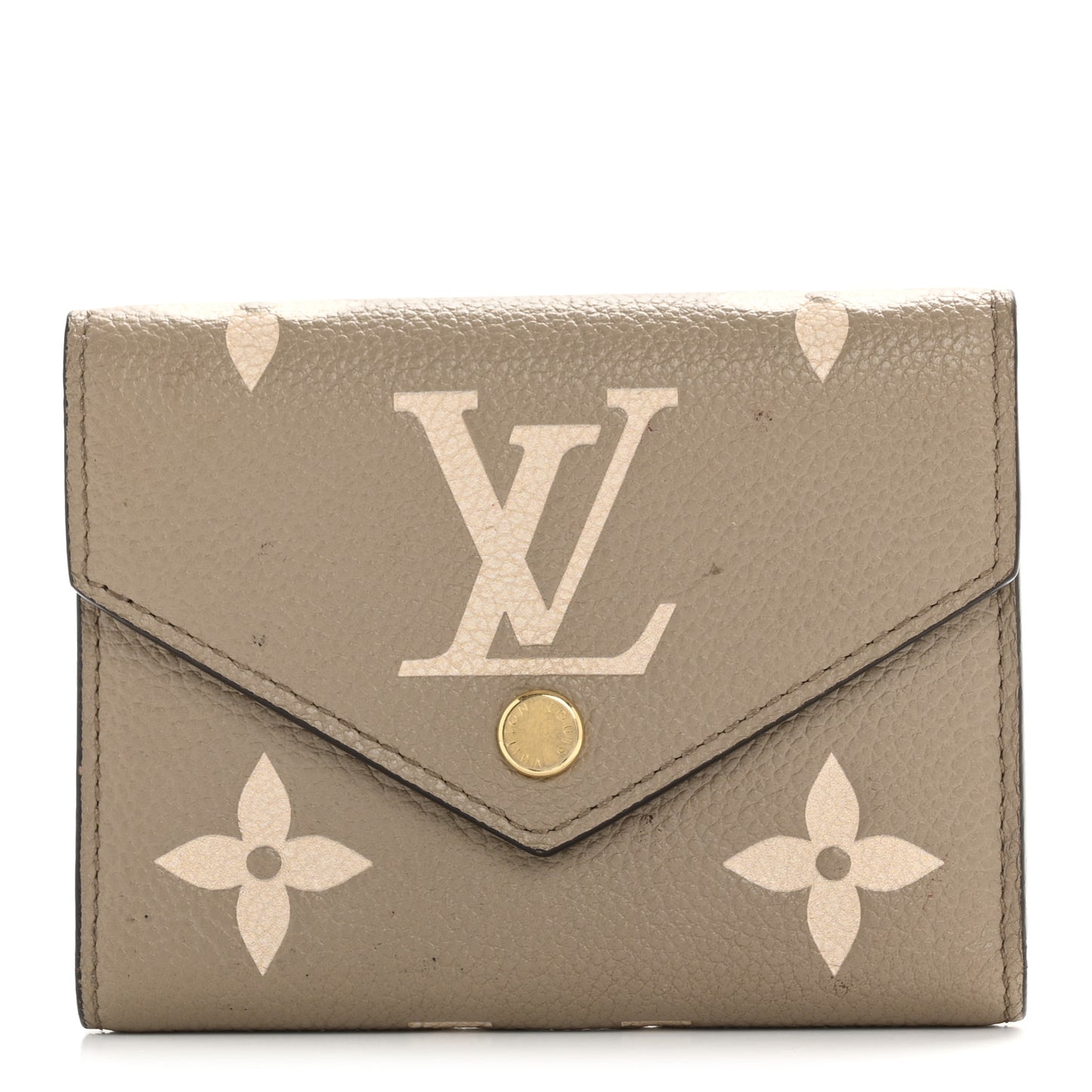 Empreinte Monogram Giant Victorine Wallet Tourterelle Creme