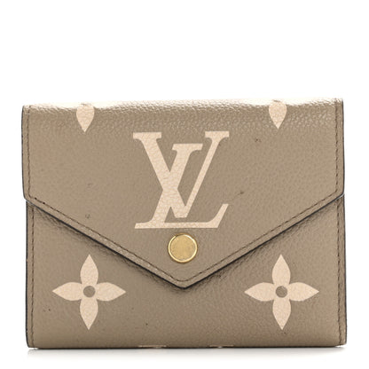 Louis Vuitton Empreinte Monogram Giant Victorine Wallet Tourterelle Creme 1 of 10