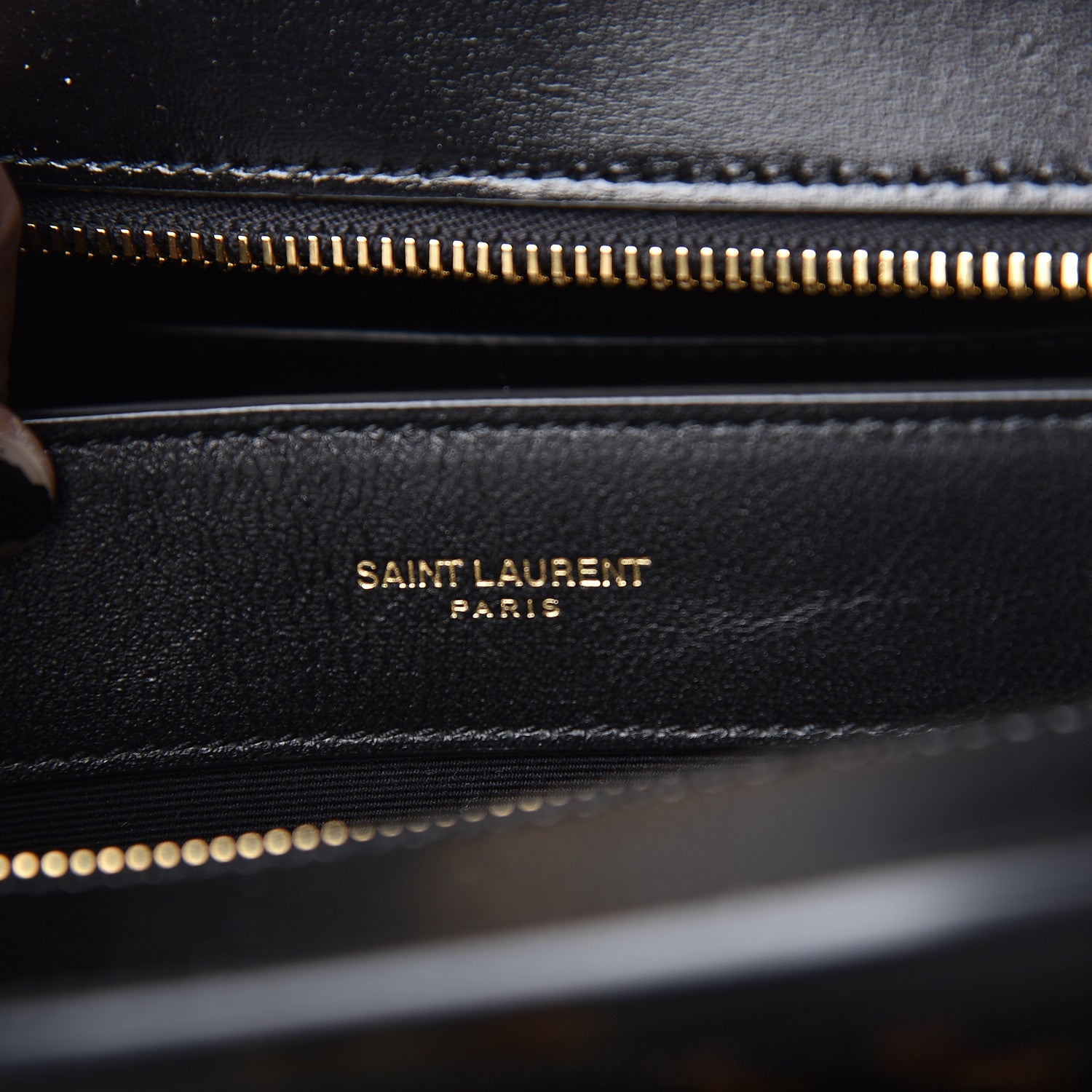 Saint Laurent Calf Hair Calfskin Monogram Medium Uptown Tote Black 11 of 13