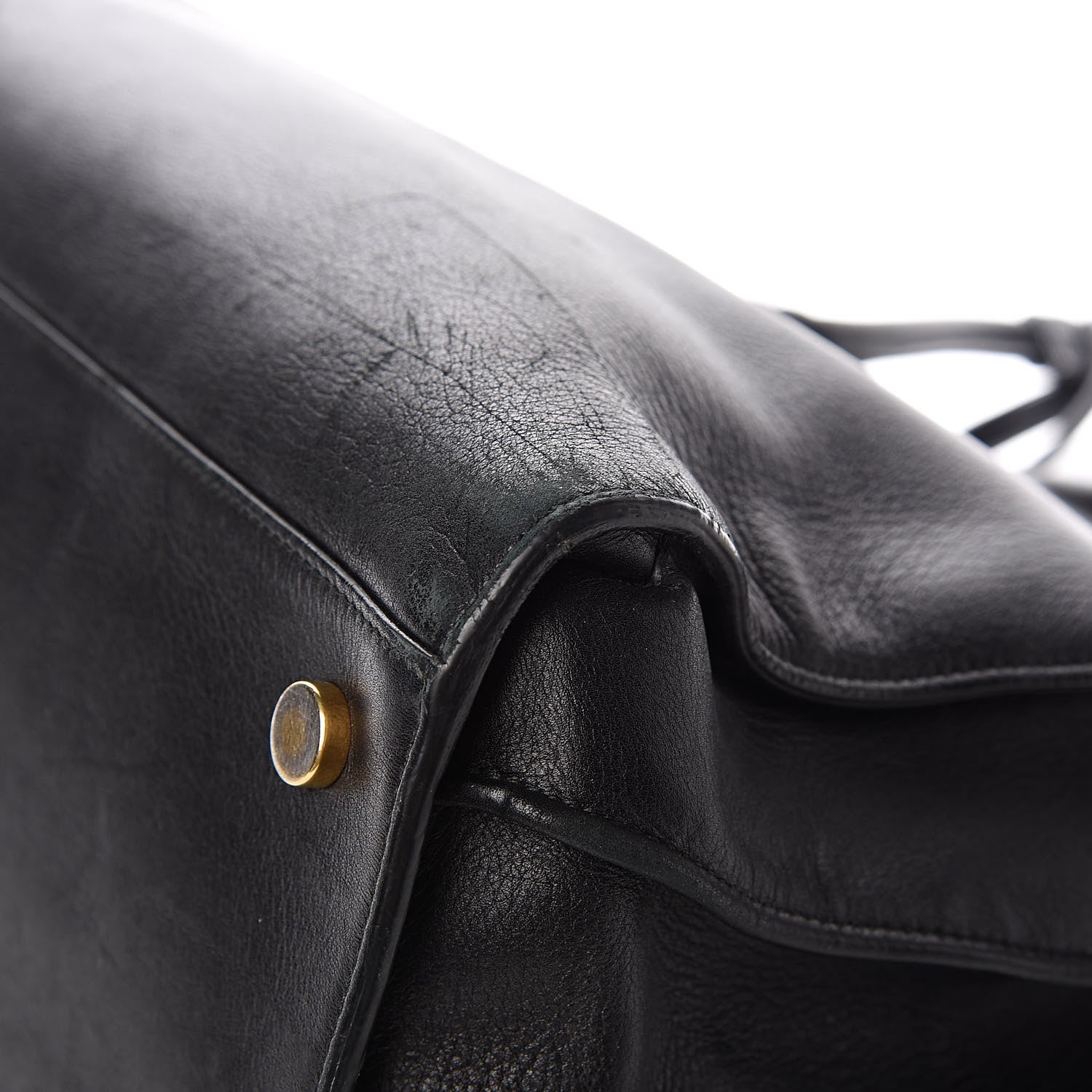 Saint Laurent Calfskin Large Sac De Jour Carryall Black 13 of 20