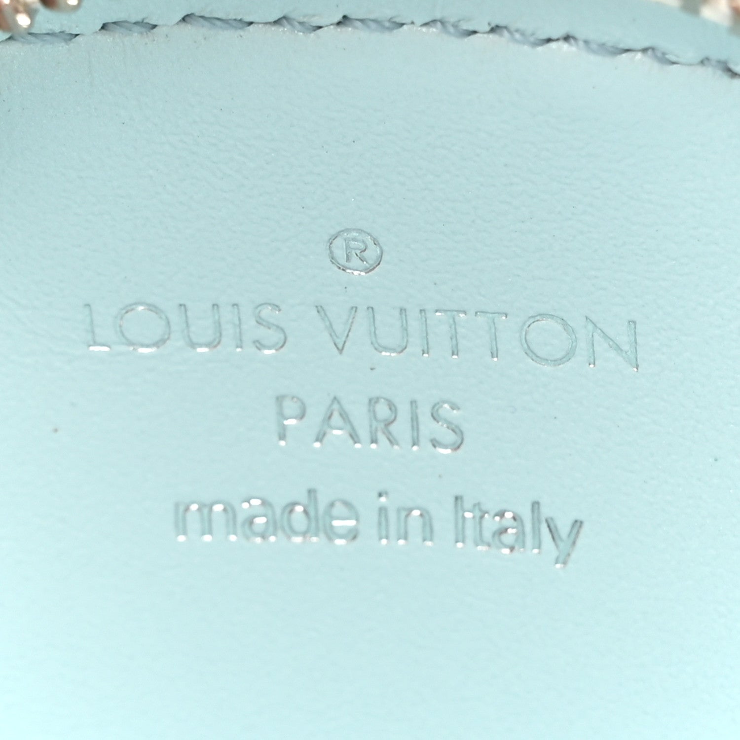 Louis Vuitton Cowhide By The Pool Shell Coin Purse Shaded Blue 5 of 6