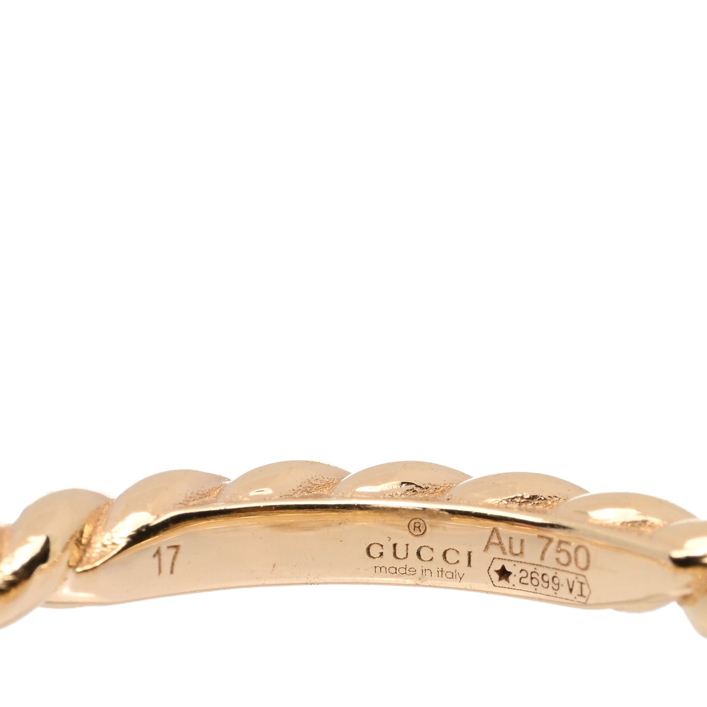 18K Yellow Gold Diamond Butterfly Ring 56 7.75