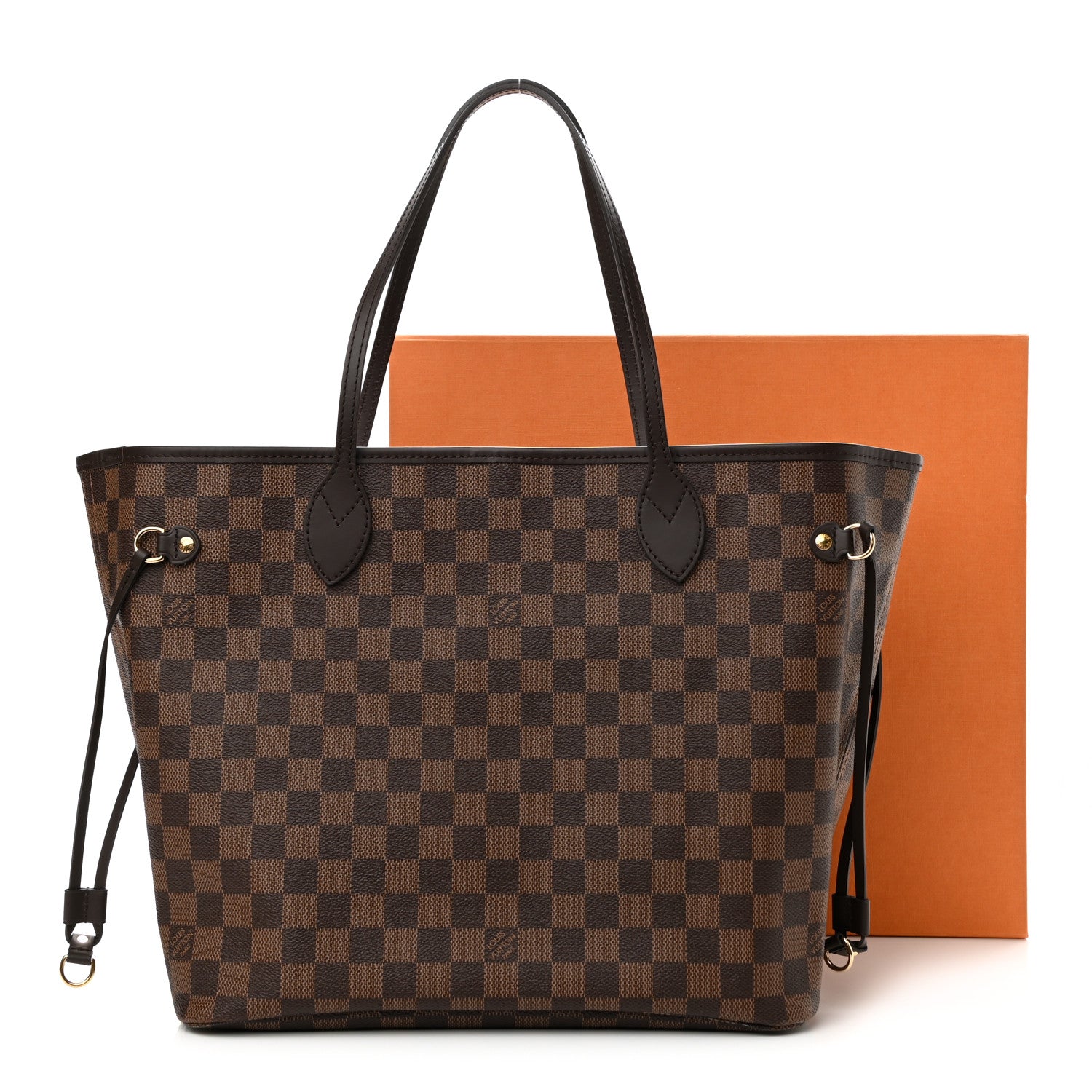 Louis Vuitton Damier Ebene Neo Neverfull MM Rose Ballerine 10 of 10