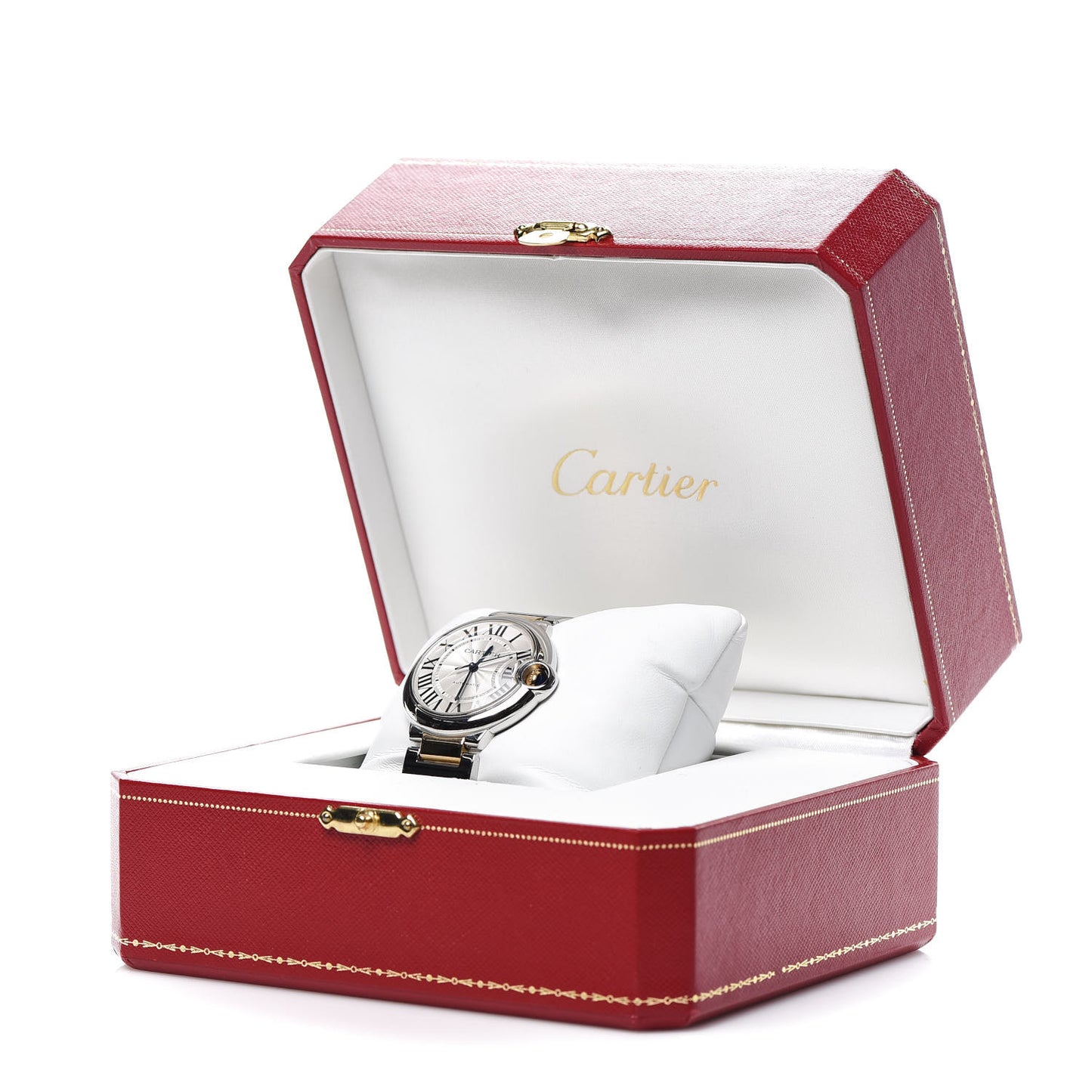 Stainless Steel 18K Yellow Gold 36mm Ballon Bleu De Automatic Watch